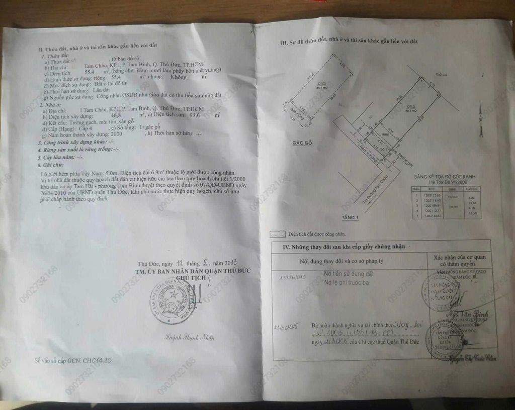 BÁN NHÀ ĐƯỜNG TAM CHÂU THỦ ĐỨC - MỘT CĂN NHÀ, HAI KHÔNG GIAN SỬ DỤNG RIÊNG BIỆT