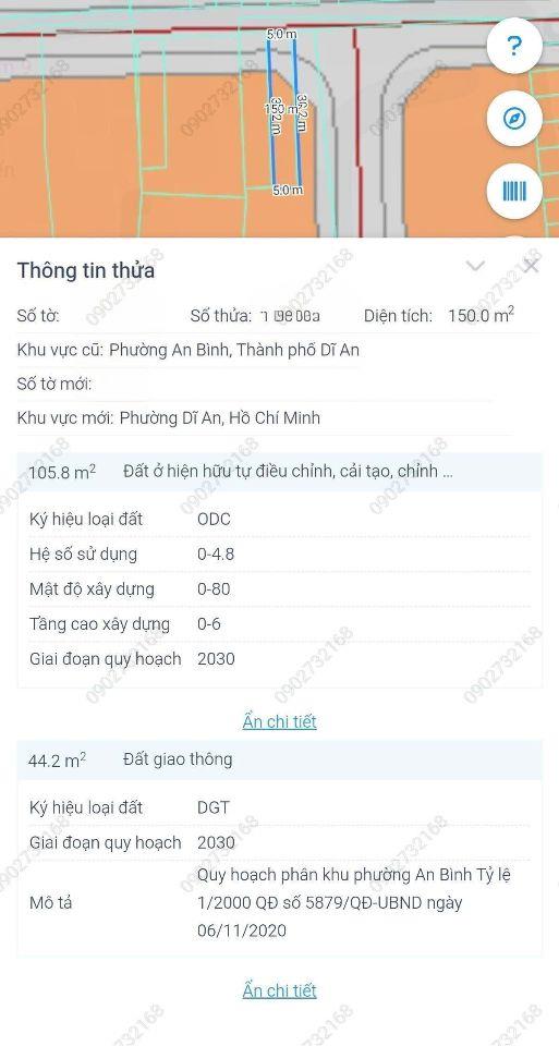 BÁN ĐẤT 150M2 HẺM XE HƠI LÊ VĂN TÁCH - GIÁP THỦ ĐỨC VỊ TRÍ SIÊU ĐẸP