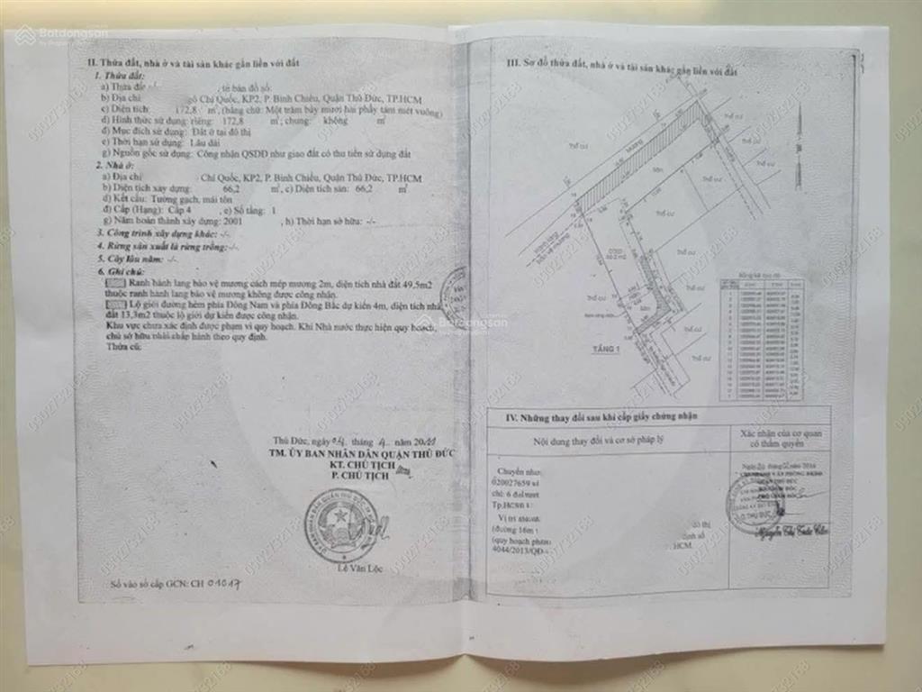 Bán nhà 222m2 hẻm xe hơi ngô chí quốc, diện tích rộng có thể làm xưởng hoặc xây phòng trọ