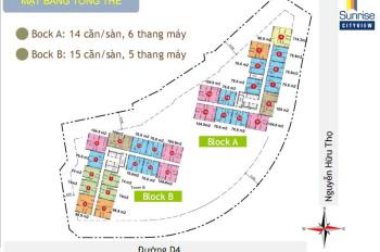 Chính chủ bán gấp căn hộ chung cư sunrise 2p 2wc quận 7