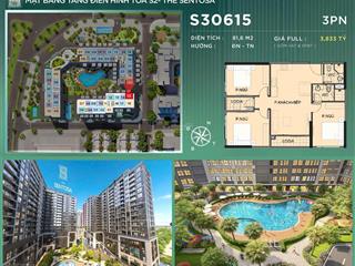 The sentosa vinhomes star city thanh hóa căn hộ 3 phòng ngủ, không gian sống đẳng cấp!