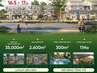 Shophouse rừng mai 144m2 3 tầng 1 tum, đối diện hồ thiên nga, vốn tự có 25%, 24th ân hạn gốc lãi