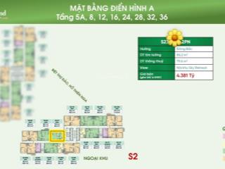 86m2 2pn 2wc view biệt thự đảo hồ thiên nga và quảng trường 3ha vốn 1tỉ080, nội thất cao cấp 4.381t