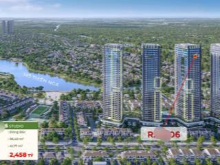 41.76m2 1pn 1wc giá trực tiếp cđt toà r2, tầng cao view thoáng,nội thất cao cấp, vốn tự có 615tr