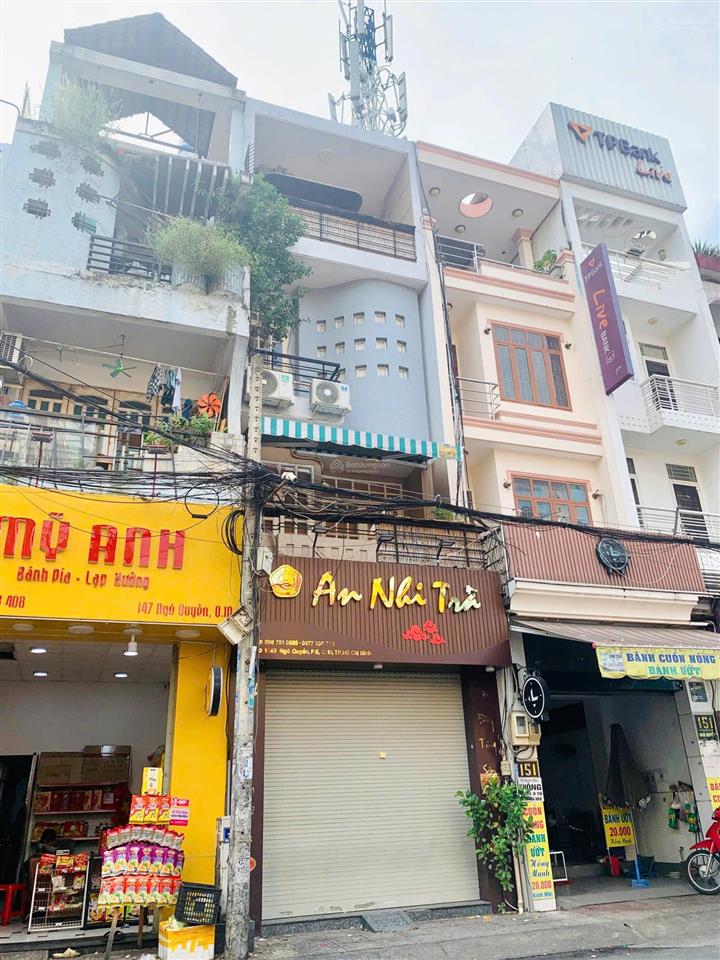 Cho thuê nhà mặt tiền ngô quyền q10, 4,2x20m 4 tầng, 30 triệu