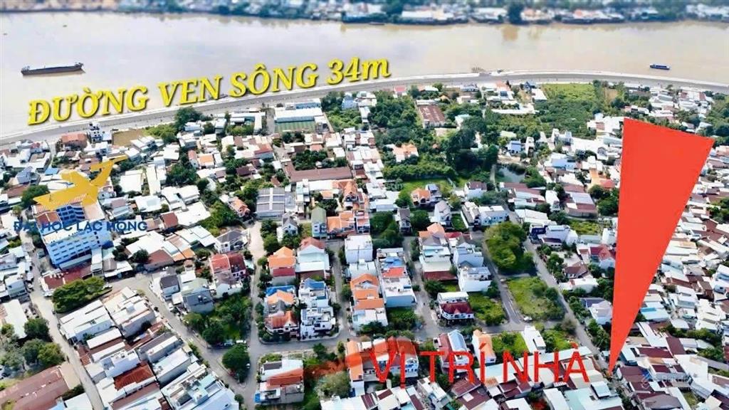 Bán căn nhà cấp 4 ngay sát đường bờ kè bửu long chỉ 3 tỷ 650 triệu