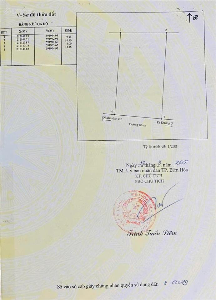 6,3 tỷ  bán lô biệt thự ngang 8 mét ngay đường dương tử giang  vincom trung tâm biên hòa