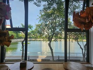 Mặt hồ xã đàn, 50m, vỉa hè rộng kinh doanh đỉnh, view hồ triệu đô, sổ vuông đét, không quy hoạch