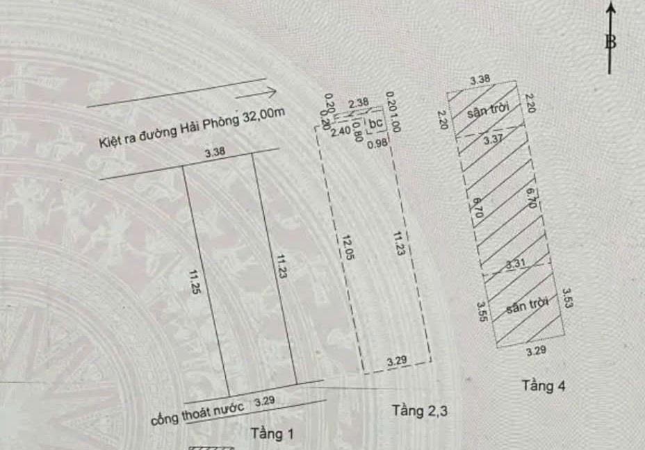 ► Nhà Kiệt 3-4m sát MT Hải Phòng, 4 tầng đúc, 5PN, 4WC, dòng tiền 17tr/th, nhỉnh 4 tỷ