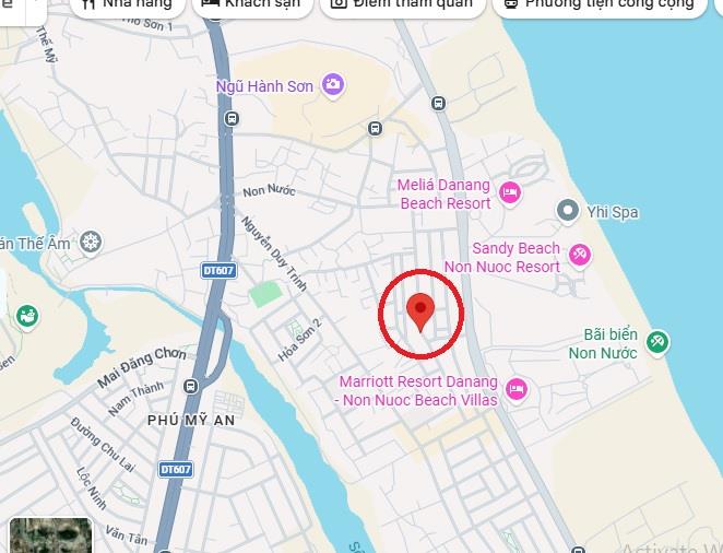 ► Villa gần Biển Non Nước, 105m2, ngang 6.9m, 2 tầng, 4PN, dòng tiền 40tr