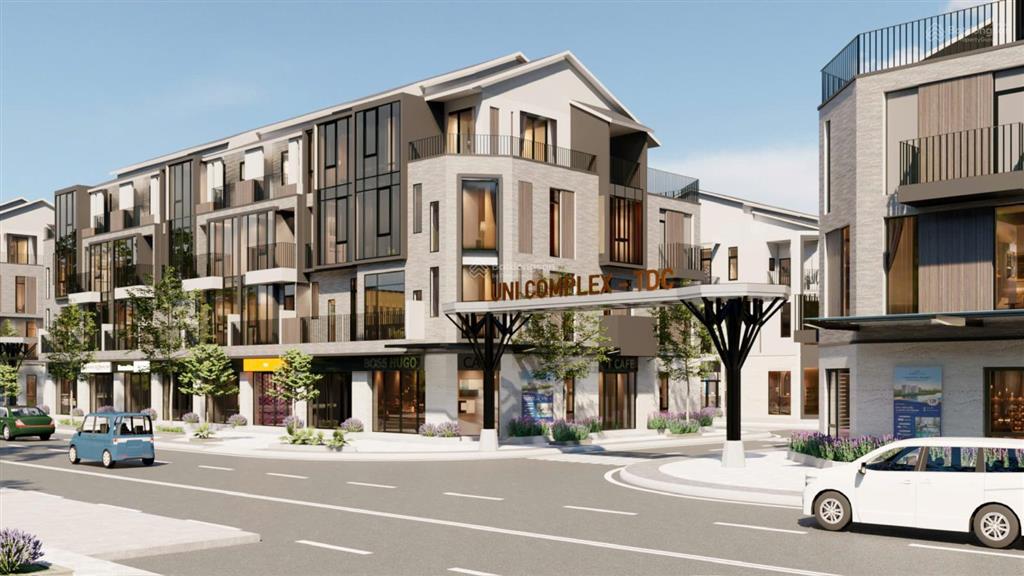 Bán shophouse uni complex  1 trệt 2 lầu  giá chỉ 5,6 tỉ. 2 mặt tiền trước sau phù hợp kinh doanh