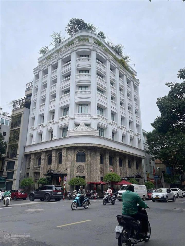 Bán tòa vp phố thọ tháp, cầu giấy, dt 212m2 mt 12.5m, lô góc, có hầm + thang máy, 133 tỷ