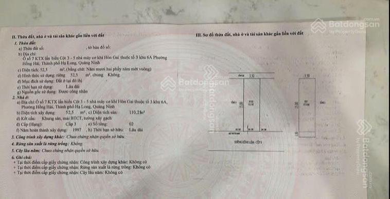 Bán nhà 2 tầng hiếm mặt đường dưới cột 3 nguyễn văn cừ