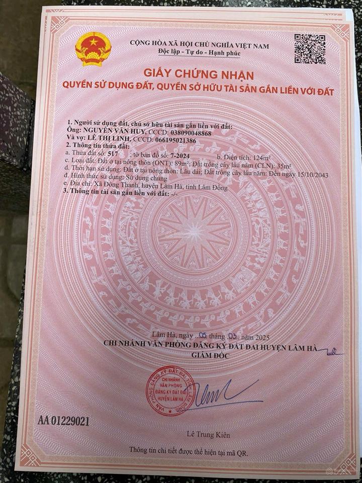 Ngộp bán đất nghỉ dưỡng ven đà lạt 550tr. sổ hồng riêng sẵn thổ cư