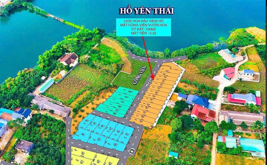 Hot đất view hồ sinh thái yên thái, phú cát, hà nội