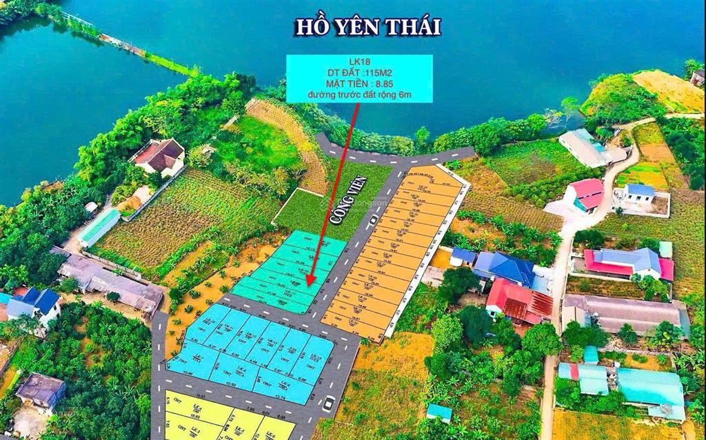 Hot đất view hồ sinh thái yên thái, phú cát, hà nội