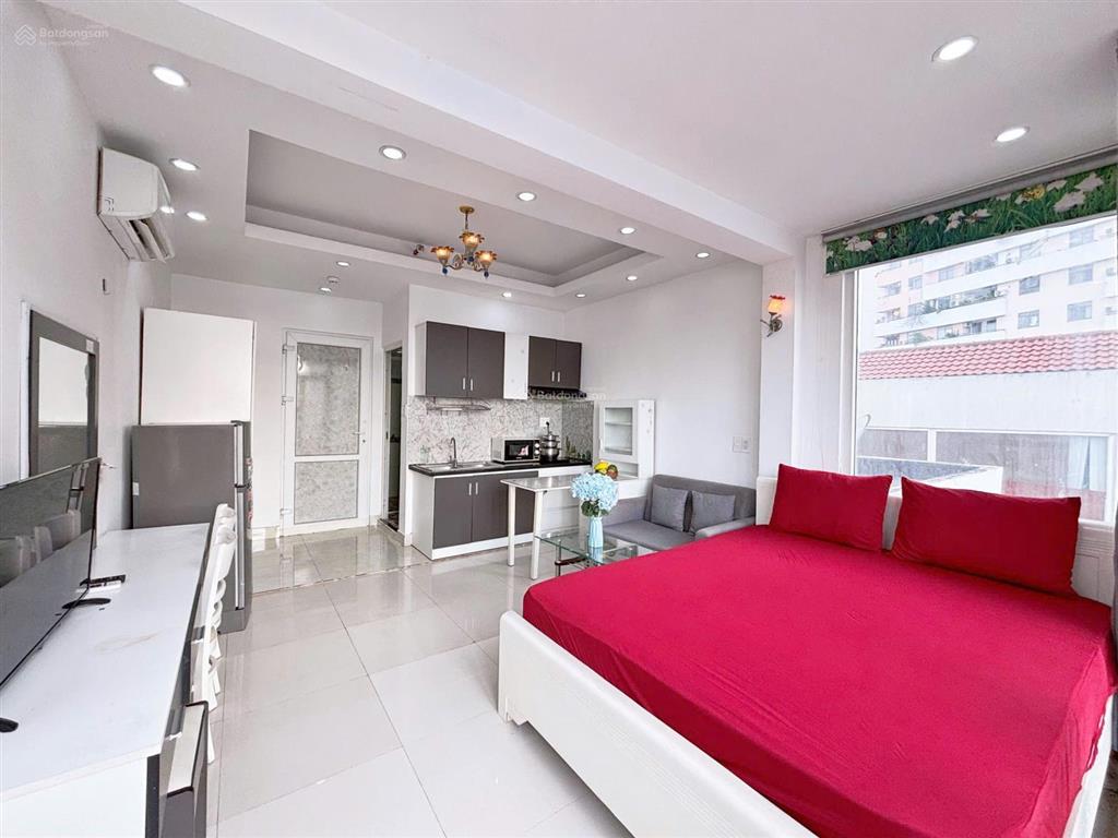 Căn hộ thuê ngắn hạn, dài hạn 35m2 ánh sáng trực tiếp, bảo vệ an ninh trần quang diệu, quận 3