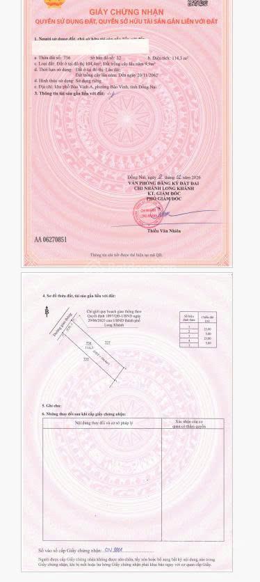 Bán nhà tại duy tân, phường bảo vinh, 1,93 tỷ vnd, 114,3 m2