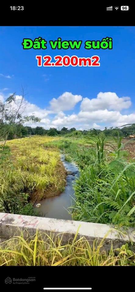 Hot! hàng hiếm tại bàu lâm, 6,8 tỷ, 12000m2 phủ hồng khu dân cư view suối lô góc 2 mặt tiền