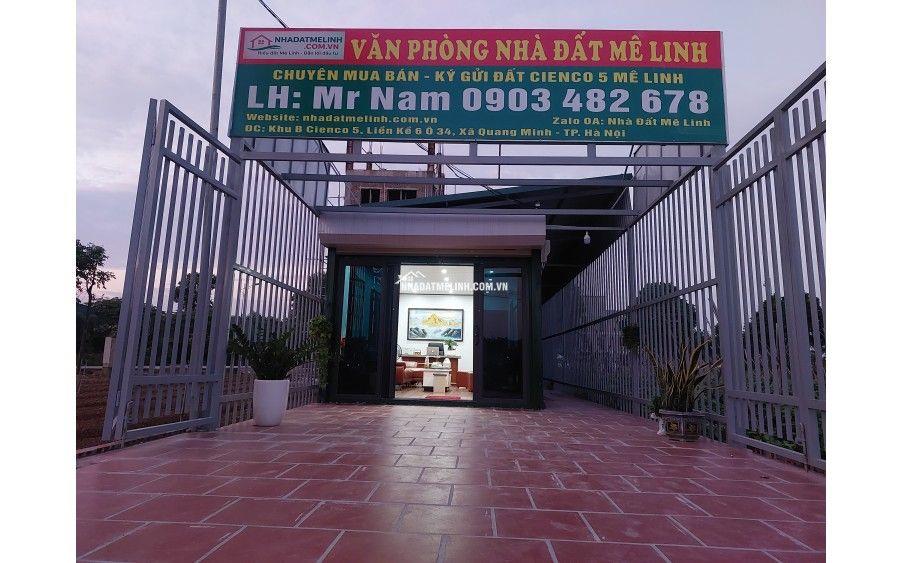 Văn phòng Nhà đất Mê Linh 0903 482 678  chuyên mua bán ký gửi đất dự án Cienco 5 Mê Linh