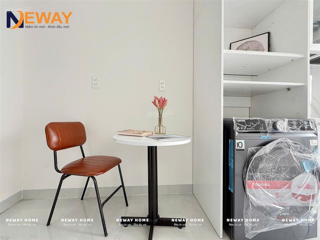 1pn 1pk ban công, nhà mới xây, thang máy, full nội thất, máy giặt riêng, gần lotte, vivo, rmit