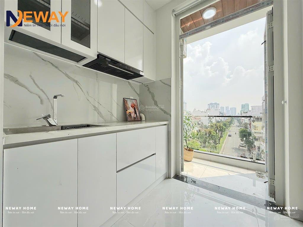 1pn 1pk ban công, nhà mới xây, thang máy, full nội thất, máy giặt riêng, gần lotte, vivo, rmit