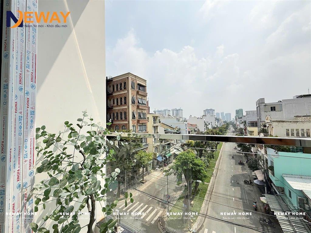 1pn 1pk ban công, nhà mới xây, thang máy, full nội thất, máy giặt riêng, gần lotte, vivo, rmit