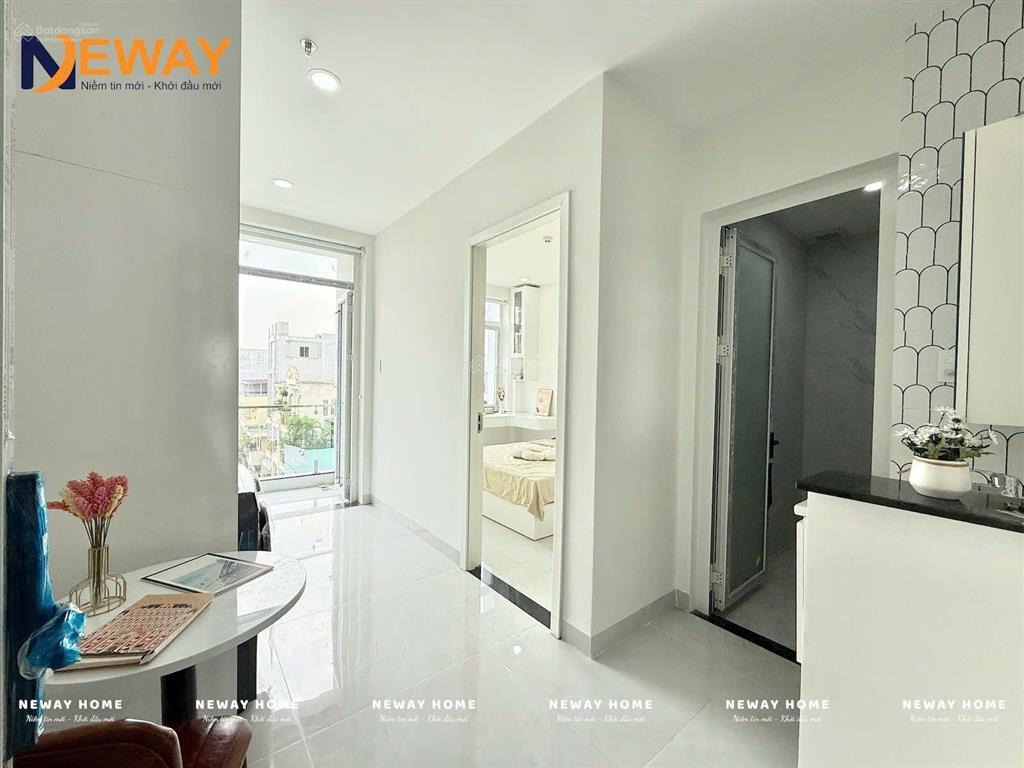 1pn 1pk ban công, nhà mới xây, thang máy, full nội thất, máy giặt riêng, gần lotte, vivo, rmit