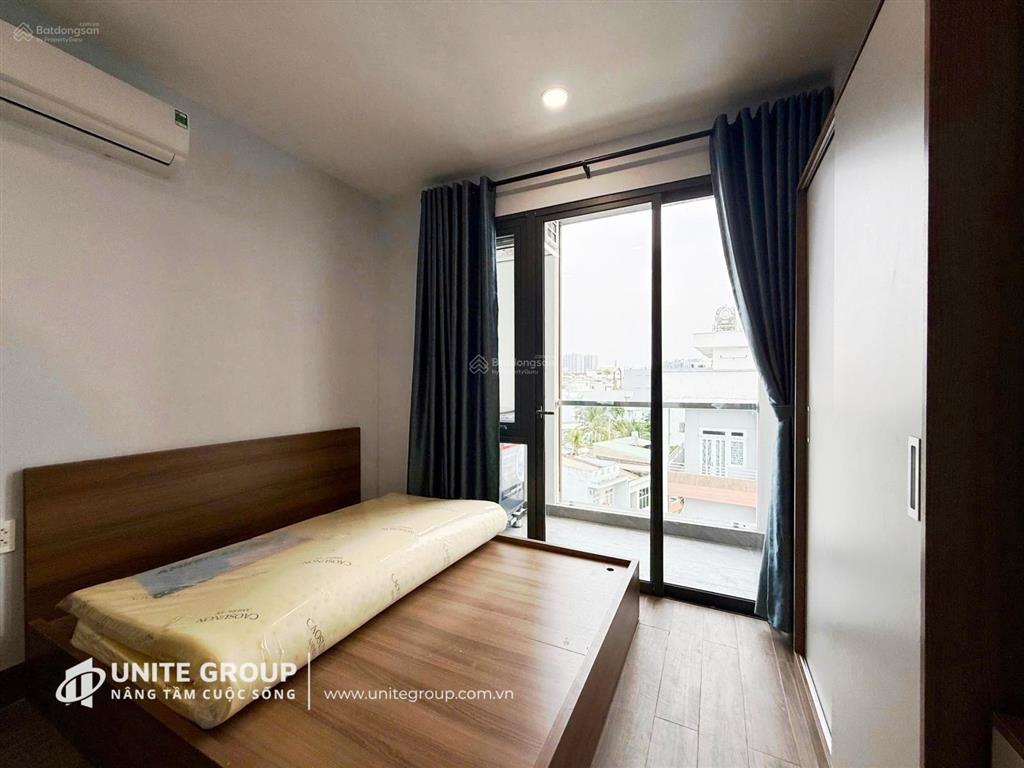 Chdv 1pn, ban công, máy giặt riêng, thang máy, full nội thất xịn xò, đường ô tô, không ngập