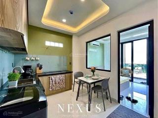 1pn ban công, máy giặt riêng, full nội thất, thang máy, nhà mới, đẹp, gần rmit, lotte, tdtu