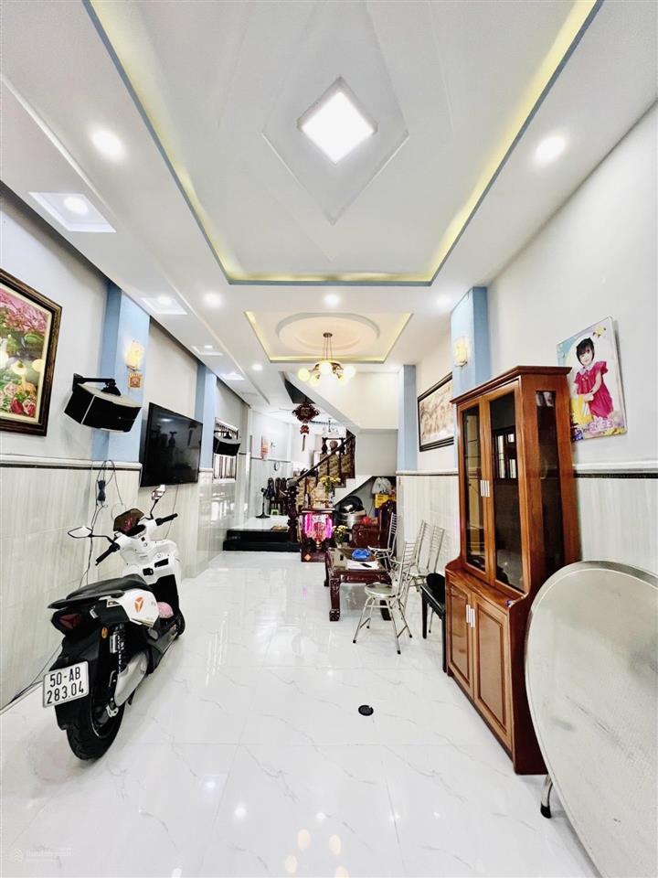 Bán nhà 4 tầng, ngay khu himlam quận 6, gần chợ bình tây, 4mx19m, chỉ 7.1 tỷ
