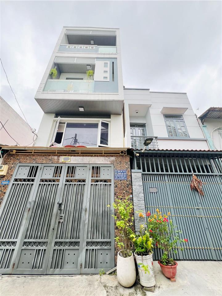 Nhà 4 tầng mới đẹp, sát mặt tiền lê cơ  khu nam hùng vương, 4mx16m, 5pn, nhỉnh 7 tỷ.