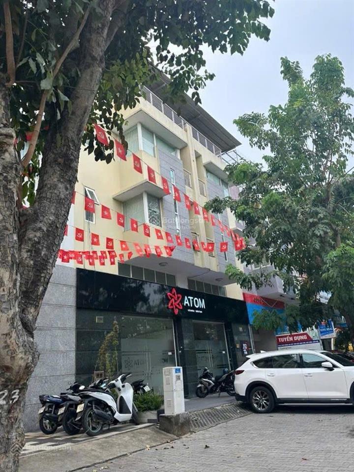 Bán mặt tiền đường hoàng quốc việt ngay pmh 12x22 264m2  5 tầng có hđ thuê 80tr/tháng giá 49 tỷtl
