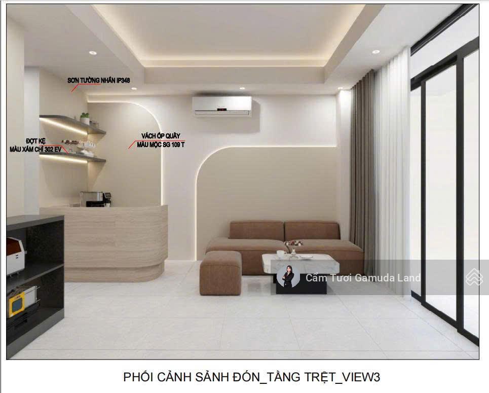 The glen đã làm nội thất 419m2 view hồ sinh thái  giá 26ty