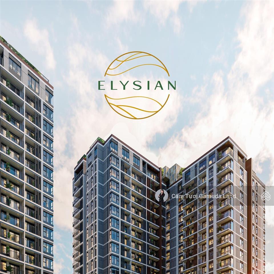 Elysian 1pn 48m2 tầng pocket garden  miễn phí ql 5 năm giá 3tỷ350
