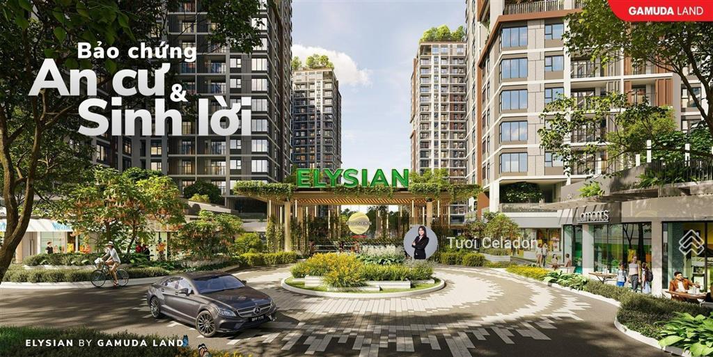 Elysian c9.x diện tích 82m2  50% nhận nhà + carpark giá chỉ 5,2 tỷ