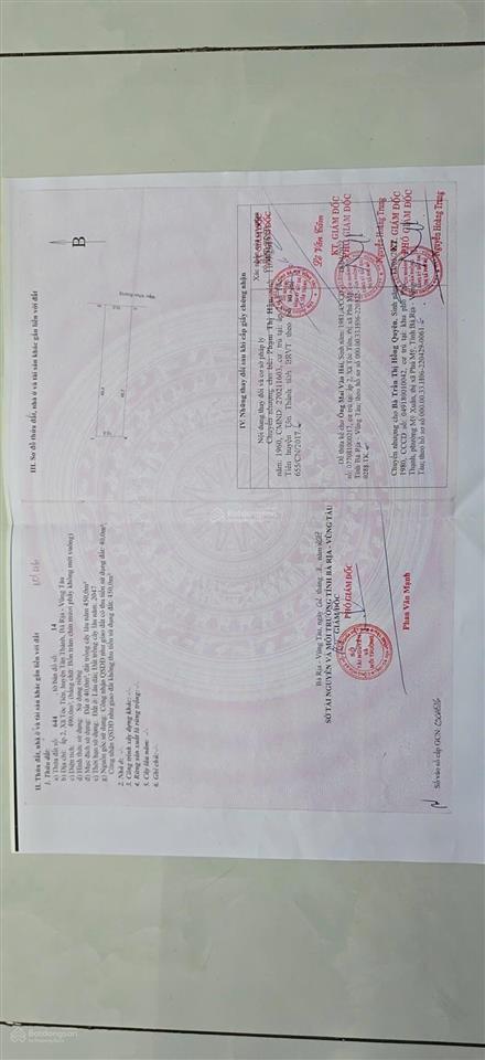 Quá hời lô đất đẹp 10 x50 tc 40 ngay sát ủy ban xã tóc tiên cũ 1.2 tỷ