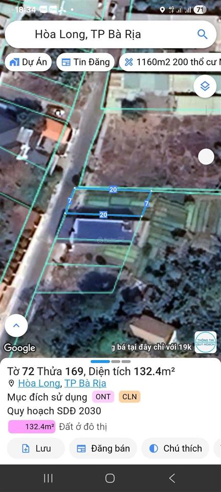 Bán đất tại đường số 3, 2,09 tỷ, 132m², hướng tây, pháp lý đầy đủ