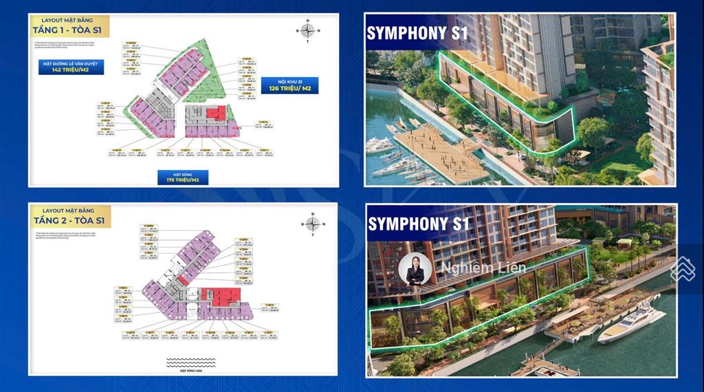 Khối đế symphony tâm điểm thương mại sầm uất bên sông hàn, căn góc view công viên và mặt tiền thđ