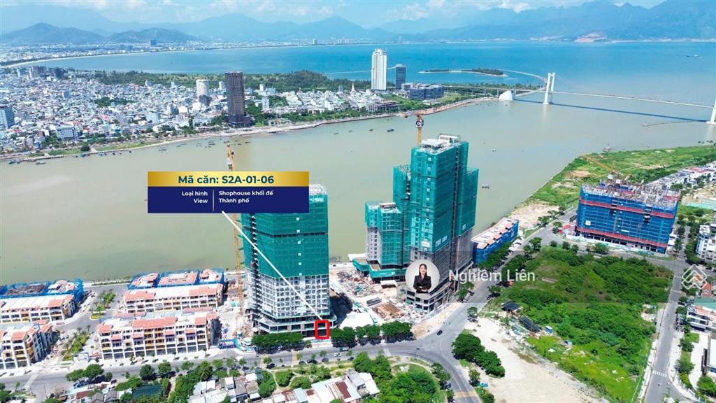 Khối đế symphony tâm điểm thương mại sầm uất bên sông hàn, căn góc view công viên và mặt tiền thđ