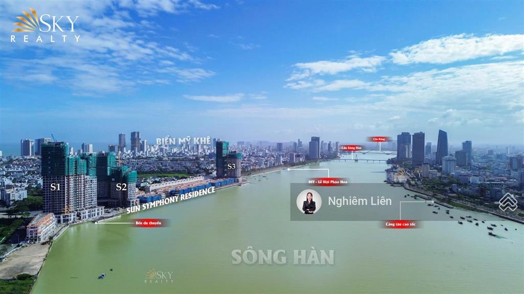 12,2 tỷ sở hữu duplex căn góc view sông sun symphony  sổ đỏ sẵn sàng  giá gốc sun group