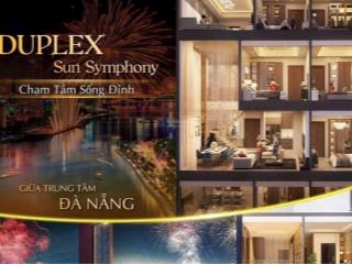 12,2 tỷ sở hữu duplex căn góc view sông sun symphony  sổ đỏ sẵn sàng  giá gốc sun group