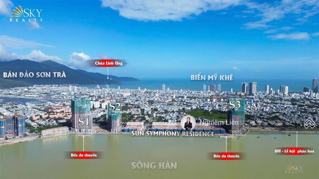 12,2 tỷ sở hữu duplex căn góc view sông sun symphony  sổ đỏ sẵn sàng  giá gốc sun group