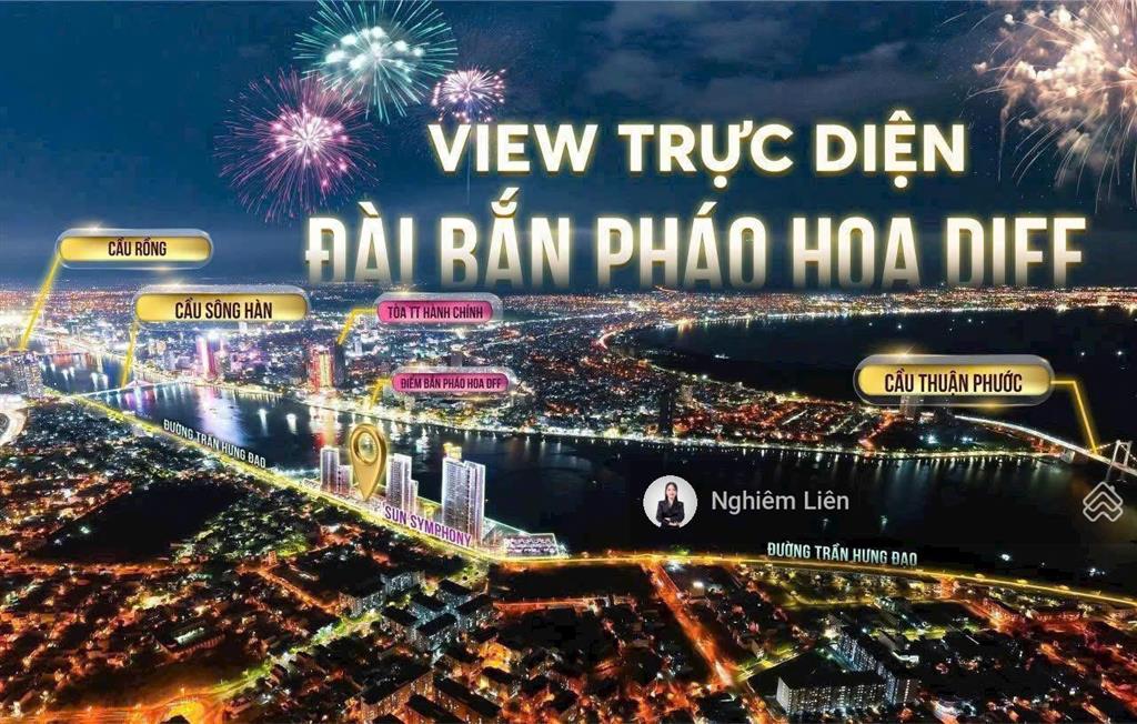 12,2 tỷ sở hữu duplex căn góc view sông sun symphony  sổ đỏ sẵn sàng  giá gốc sun group