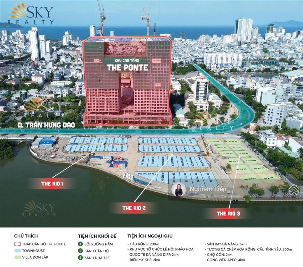 Sun ponte residence bộ sưu tập townhouse & biệt thự ven sông hàn dành cho số ít.mở bán đợt đầu tiên