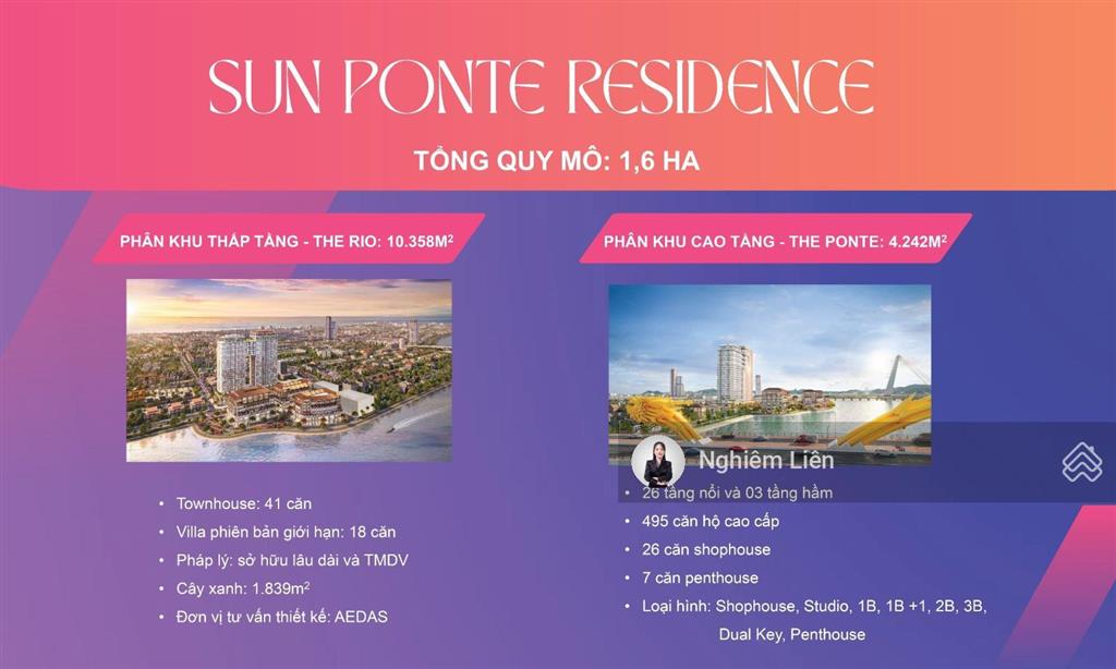 Sun ponte residence bộ sưu tập townhouse & biệt thự ven sông hàn dành cho số ít.mở bán đợt đầu tiên