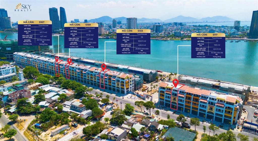 Sonatanhà phố mặt sông kinh doanh tiền tỷ siêu phẩm ven sông hàn cđt sun group. giá trị truyền đời