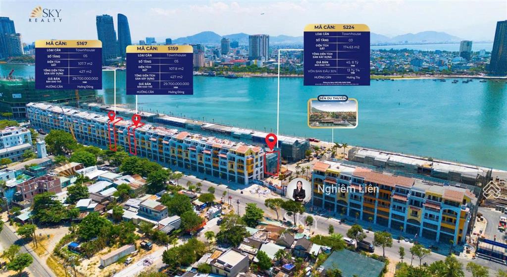 Nhà mặt phố view sông  trung tâm đà nẵng  5 tầng  sở đỏ lâu dài chiết khấu 14.5%