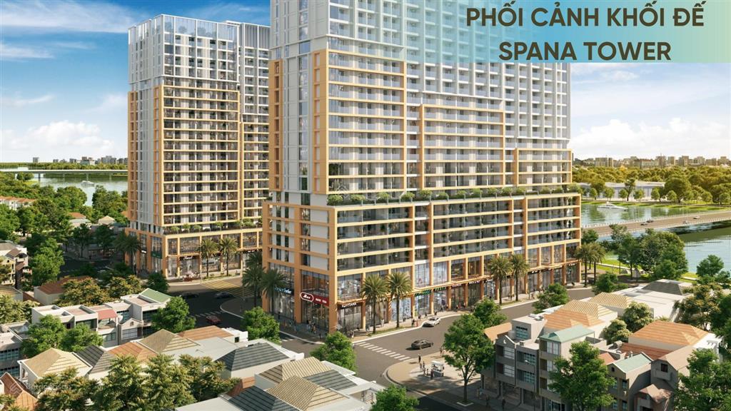 Shophouse khối đế spana tower ngay cầu hoà xuân đà nẵng  mở bán gđ1  giá gốc sun group