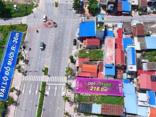 Bán lô đất ngay mặt đường đỗ mười diện tích 216m ngang 8,5m phù hợp xây dựng kinh doanh và cho thuê